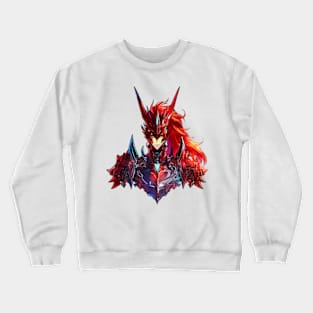 solo leveling mecha igris red armor Crewneck Sweatshirt